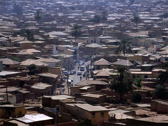  View of town rooftops from Dala Hill, Kano