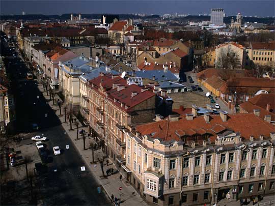  View of central Vilnius from Clock Tower