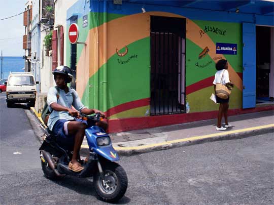  Zipping round St Pierre, old capital city of Martinique