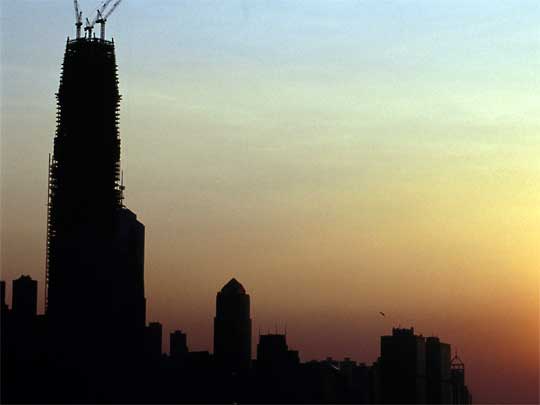 International Finance Centre, 88 stories high, now Hong Kong's tallest building