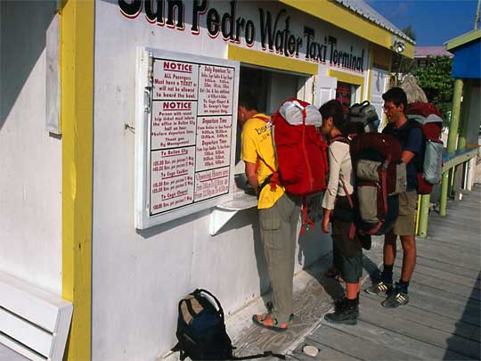 Packs on backs, island-hoppers queue for ferry tickets