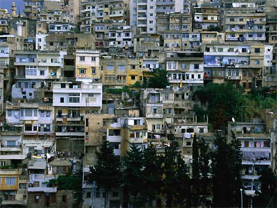  High-rise apartments in Verdun district, southern Beirut