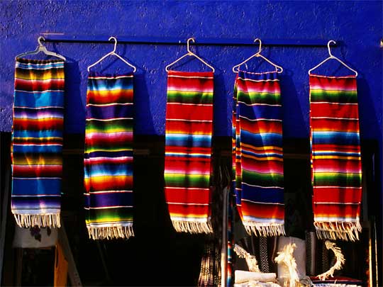  Traditional blankets for sale, Hidalgo shop, Cuernavaca