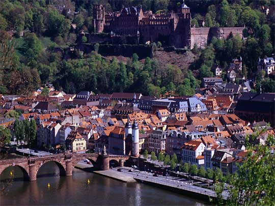  Old Heidelberg on the Neckar River