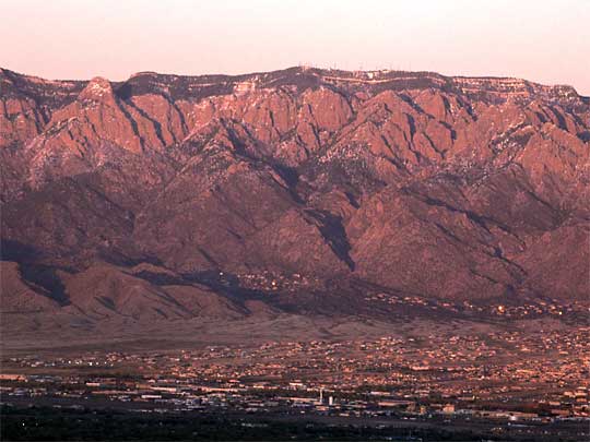  Biggest, pinkest hills in America: Sandia Mountains at sunset