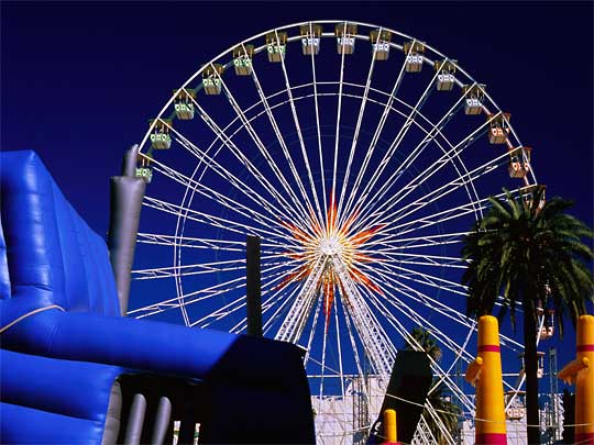  How Nice to be spinning the ferris at a carnival in Nice