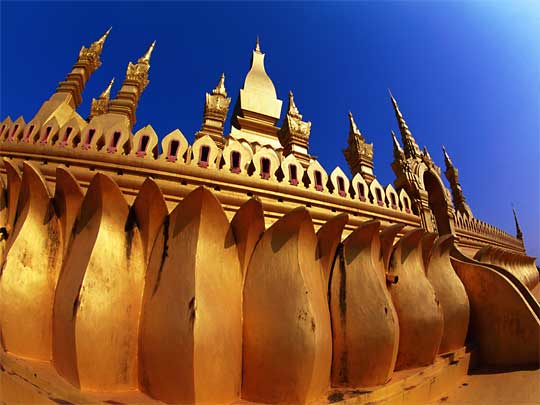 Detail of Pha That Luang, Laos' most important national monument