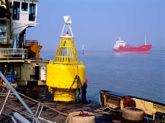  Harbour marker on boat deck