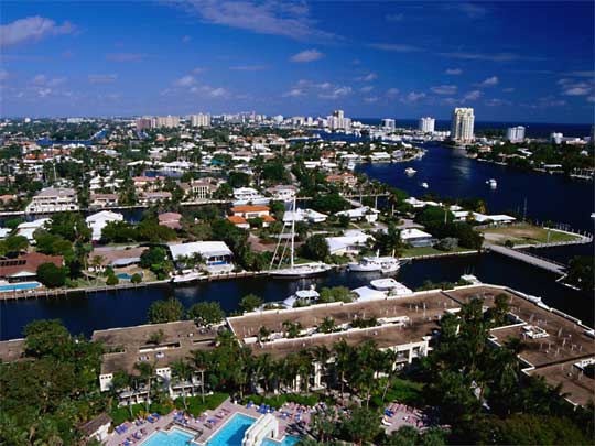  Aerial view of 'America's Venice'