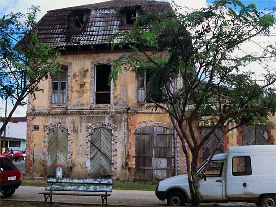  Knock on wood: double-story house with traditional wooden doors, French Guiana