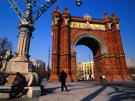  Barcelona's version of the Arc de Triomf