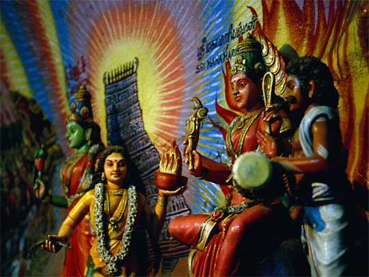  Hindu shrine in Batu Caves, site of annual body-piercing festival
