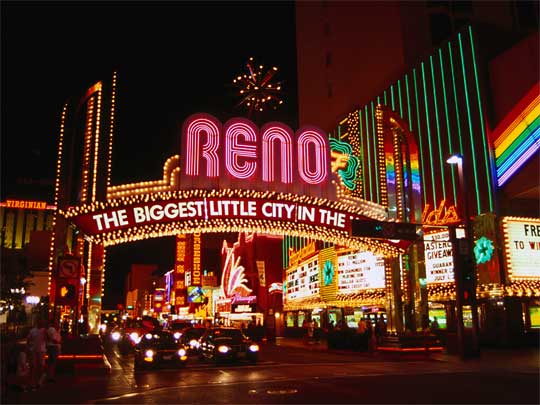  Virginia street, gateway to Reno's casino strip