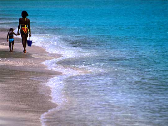  Slow walk home, after finishing sand castles