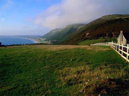  Rhossili Downs overlooking the bay, Gower Peninsula