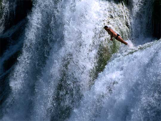  Punishment for not paying motel bill, Skradinski Buk Waterfalls