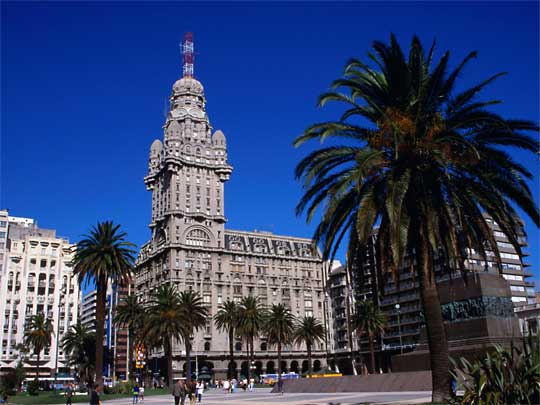  Neo-Gothic beauty, the Palacio Salvo, presiding over Plaza Independencia