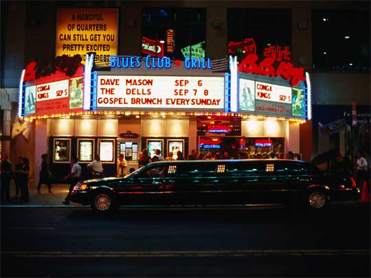The stars come out at B.B. King's Blues Room in Times Square