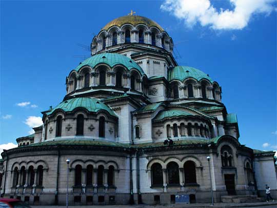  Neo-Byzantine-style Alexander Nevski Cathedral, Sofia, completed in 1912