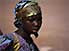 Woman wearing head-scarf, Bobo-Dioulasso