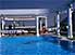 Grecian-style swimming pool on roof of Crowne Plaza Hotel, Abu Dhabi