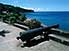 Cannon at  Saint-Pierre Bay, still sometimes fired at unwanted tourists