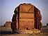 Qasr Farid, an enormous tomb carved out of a single piece of rock, Madain Salah