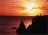 Heavily romantic scene on cliffs at Cabo Rojo, on Puerto Rico's west coast