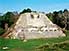 Overhead of ancient Mayan ruin, Altun Ha, Belize District