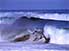 Big heavy surf at Papohaku Beach