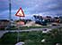 Beware of dogsleds when driving through Ilulissat in wintertime