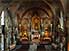 Heavy baroque stylings in nave of Bernadine Church, Kalisz