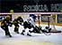 Nail-biting ice hockey match of premier league teams: Sparta versus Litvinov