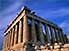 Majestic fluted Doric columns of the Parthenon