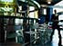 The too-too modern interior of the Pesti-Est Cafe on Liszt Ferenc ter
