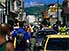 Busy street in Port of Spain, capital city of Trinidad