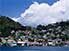 Hillside town of St George's, capital of Grenada