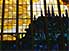 Stained glass window in Luxembourg City's main train station