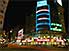 Theatre hot spot of town, Avenue Corrientes, is hard to miss at night