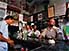 Drinkers at Havana's Bodeguita del Medio, where Hemingway used to get squiffy