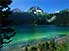 Meded's rounded mass rises behind Crno Jezero, Durmitor National Park