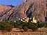 Al Nakhal Fort, with Hajar Mountains in background