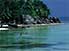 Bathers at Anse Source d'Argent (Bay of the Source of Silver) Beach