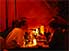 Happy diners at Reef'n Beef, Copenhagen's only Australian restaurant