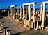 Ruins of theatre in ancient Roman city of Leptis Magna, Tripolitania