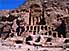 Urn Tomb, one of Royal Tombs in Nabataean city of Petra, built around 70 AD