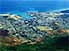 View of Port Louis, capital city of Mauritius, from top of La Pouce Mountain