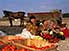 Farmers selling vegetables on roadside near Cosereni