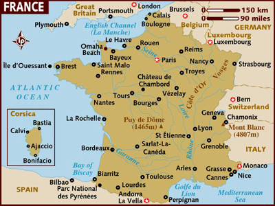 France, England. View large map